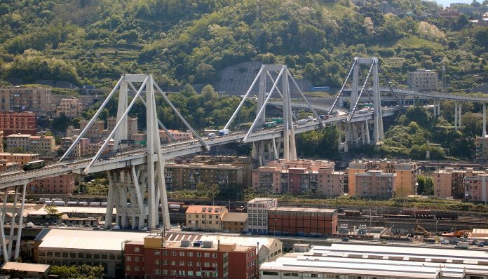 GENOVA PONTE MORANDI POLCEVERA