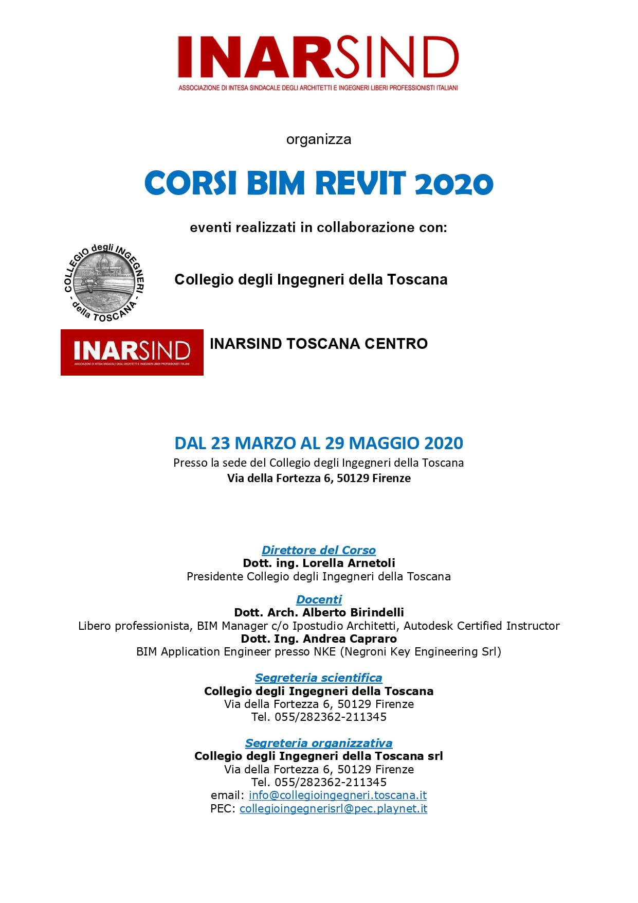 corso bim revit 2020